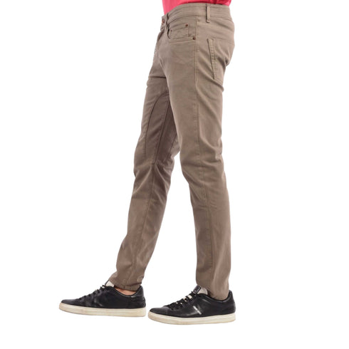 Pantalone Uomo con dettaglio catena Tortora SIVIGLIA- Francavilla Moda